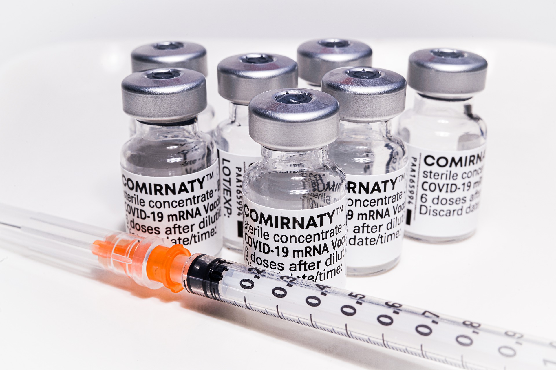 Pfizer COVID-19 vaccine - “COMIRNATY” - Image sourced from Pixabay/Pexels